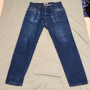 RARE Massdrop x Naked & Famous Easy Guy Selvage Denim 33x30 Raw Indigo